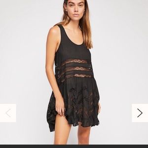 FREE PEOPLE Lace Trapeze Dress NWT